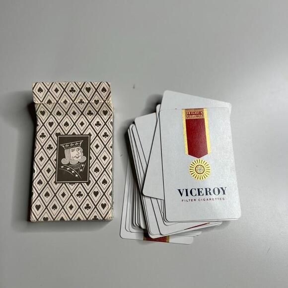 Vintage Viceroy Playing Cards Deck – US Playing Card Co. Cincinnati OH – Adverti - Picture 1 of 5